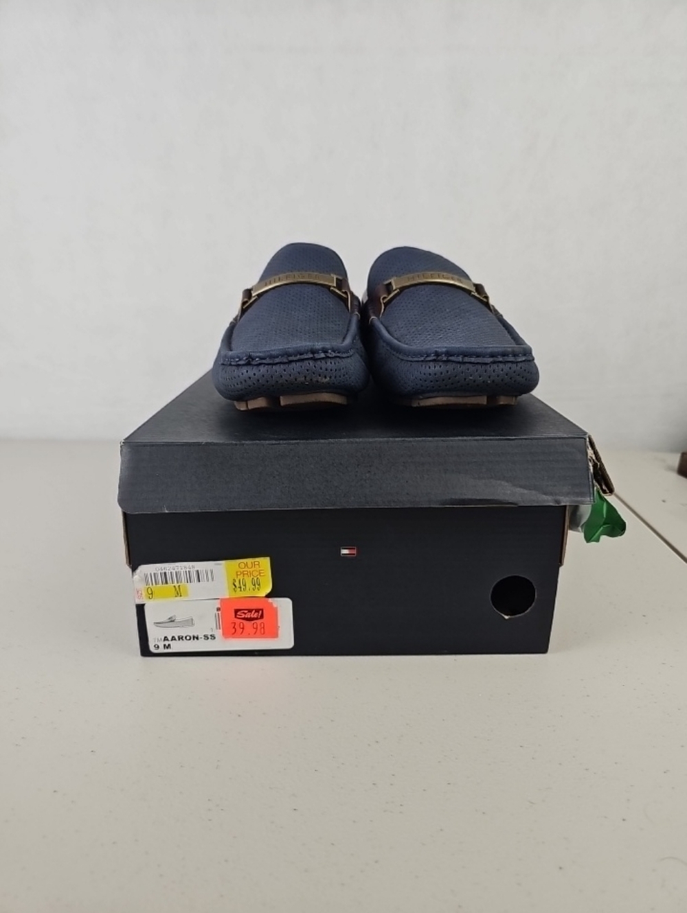 Tommy Hilfiger Navy Blue Men's Slip-On Loafers